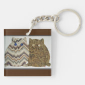 太った猫2 #1 キーホルダー (裏面)