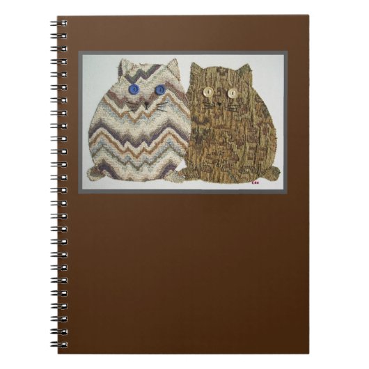 太った猫2 #1 ノートブック (正面)