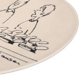 太った猫 カッティングボード (角)