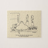 太った猫 ジグソーパズル (横)