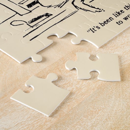 太った猫 ジグソーパズル (側面)