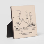 太った猫 フォトプラーク (正面)