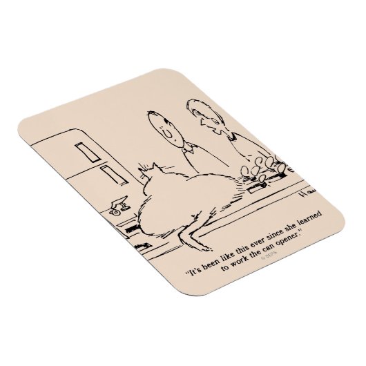 太った猫 マグネット (右側)