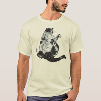 太った猫 Tシャツ