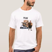 太った男のデリバリーマン Tシャツ (正面)