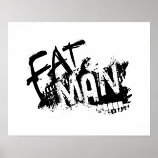 太った男のポスター ポスター