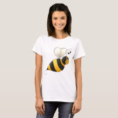 太った蜂の女性用Tシャツ Tシャツ (正面フル)