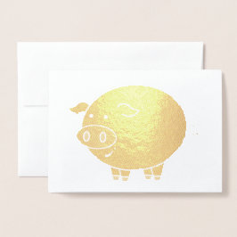 太った豚マンガ 箔カード