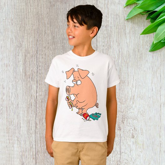 太った豚 Tシャツ