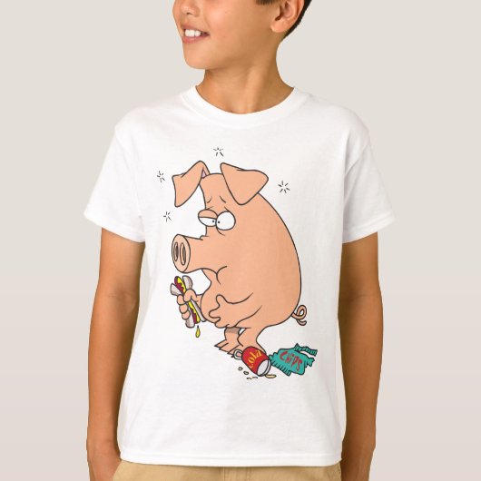 太った豚 Tシャツ (正面)