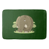 太った象 バスマット (正面)