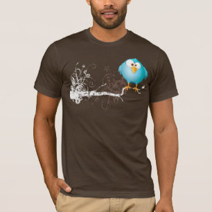 太った青い鳥 Tシャツ