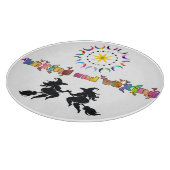 太った魔女とクィアな月 カッティングボード (角)
