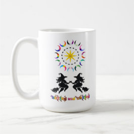 太った魔女とクィアな月 コーヒーマグカップ