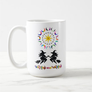 太った魔女とクィアな月 コーヒーマグカップ
