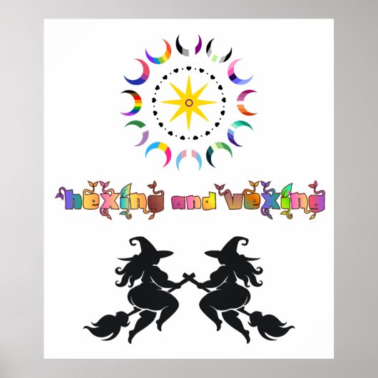 太った魔女とクィアな月 ポスター (正面)
