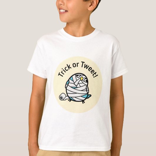 太った鳥のハロウィンミイララブバード Tシャツ (正面)