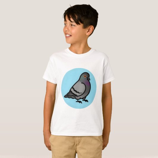 太った鳩 Tシャツ (正面フル)