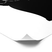 太った黒猫 フォトプリント            (角)