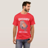 太っちょアニマルズの仲間たち15匹 Tシャツ (正面フル)