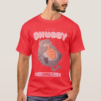 太っちょアニマルズの仲間たち15匹 Tシャツ