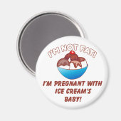 太ってない!アイスのベビー! マグネット (正面/裏面)