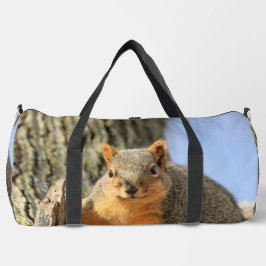 太ってない!冬の毛皮だ! ダッフルバッグ