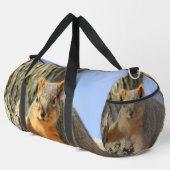 太ってない！冬の毛皮だ！ ダッフルバッグ (右コーナー)