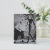 太っビクトリアンて風変わりやせせせせせせこいボクサー ポストカード (スタンド正面)