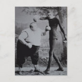 太っビクトリアンて風変わりやせせせせせせこいボクサー ポストカード (正面)