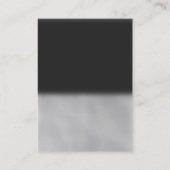 太っモダンぽいグレーのモノグラム名刺 名刺 (裏面)