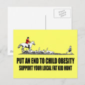 太っ笑わされるた子 ポストカード (正面/裏面)