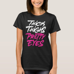太ももかわいらしも目 Tシャツ