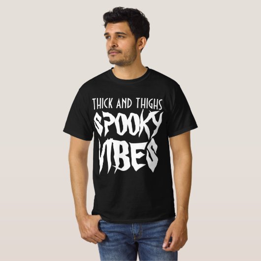 太ももが厚い人のためのスケアリーなTシャツ Tシャツ (正面フル)