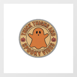 太ももとおばけのハロウィンTシャツ_ ウィンドウサイン