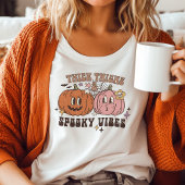 太ももとスプーキーな雰囲気 レトロハロウィン トライブレンドＴシャツ