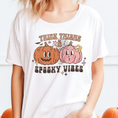 太ももとスプーキーな雰囲気 レトロハロウィン トライブレンドＴシャツ