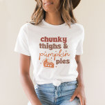 太ももももカボチャのパイTシャツ Tシャツ<br><div class="desc">太ももももカボチャのパイTシャツ</div>