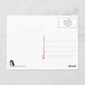 太もも引き締めたいビーグル子犬の夢 ポストカード (裏面)