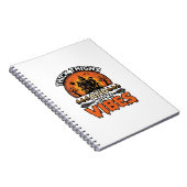 太もも ウィッチーな雰囲気 ハロウィンTシャツ デザイン_1 ノートブック (右側)