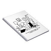 太りすぎの肥満の男性がフィット保しようとすおもしろいる ノートブック (右側)