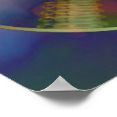 太カラフルさ016のジムポスター ポスター (角)