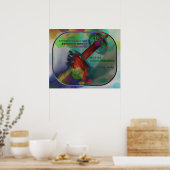 太カラフルり07のジムポスター ポスター (キッチン)