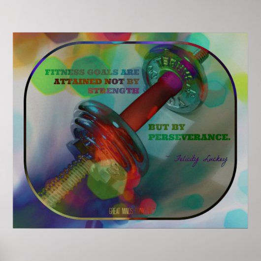 太カラフルり07のジムポスター ポスター (正面)