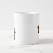 太中国の陰正月牛の福金 ジャンボコーヒーマグカップ (正面)