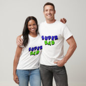 太字のスーパーダディグラフィック Tシャツ (ユニセックス)