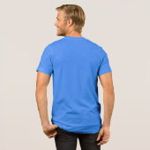 太字のタイポグラフィの引用 トライブレンドTシャツ (フル背面)