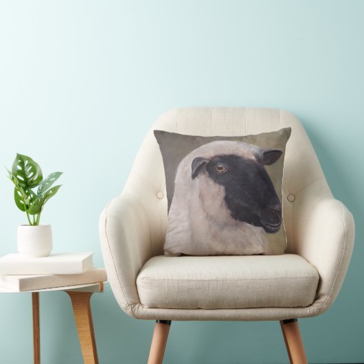 太字のヒツジの芸術の枕 クッション (椅子)
