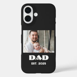 太字の写真で記念するパパ iPhone 16ケース