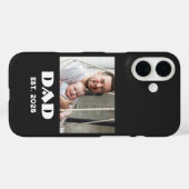 太字の写真で記念するパパ Case-Mate iPhoneケース (裏面 (横))